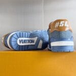 Louis Vuitton Trainer Blue Jeans