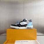Louis Vuitton Trainer Light Blue and Black