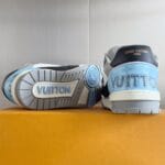 Louis Vuitton Trainer Light Blue and Black
