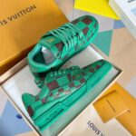 Louis Vuitton Trainer Green Grid
