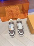 Louis Vuitton Trainer Brown Full Print