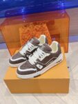 Louis Vuitton Trainer Brown Full Print