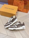 Louis Vuitton Trainer Brown Full Print