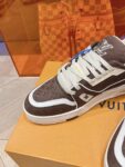 Louis Vuitton Trainer Brown Full Print