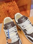 Louis Vuitton Trainer Brown Full Print