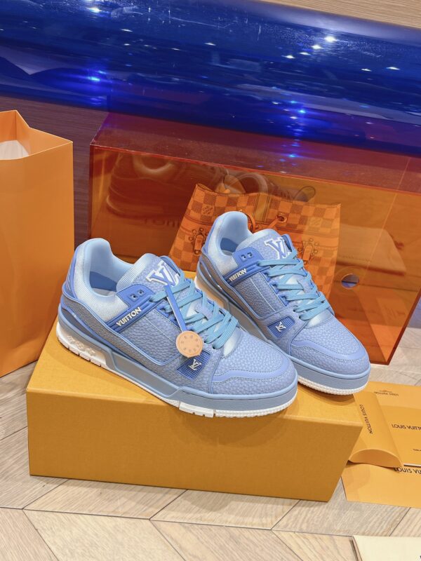Louis Vuitton Trainer Blue Original