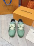 Louis Vuitton Trainer Green  Full Print