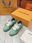 Louis Vuitton Trainer Green  Full Print