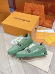 Louis Vuitton Trainer Green  Full Print