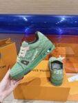 Louis Vuitton Trainer Green  Full Print