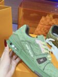 Louis Vuitton Trainer Green  Full Print