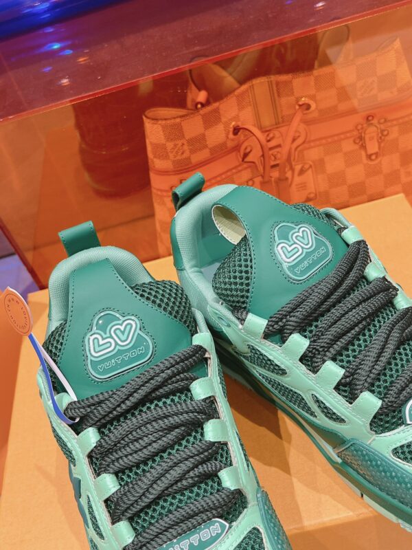 Louis Vuitton Trainer Green Crucifer