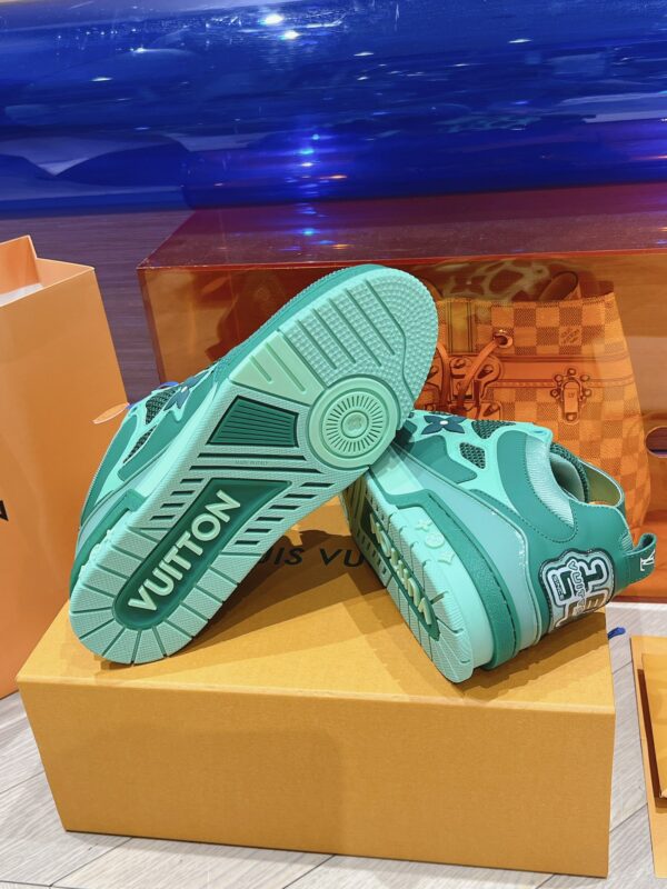 Louis Vuitton Trainer Green Crucifer