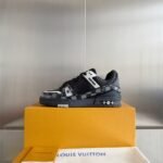 Louis Vuitton Trainer Black and White Grid