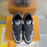 Louis Vuitton Trainer Black and White Grid