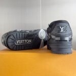 Louis Vuitton Trainer Black and White Grid