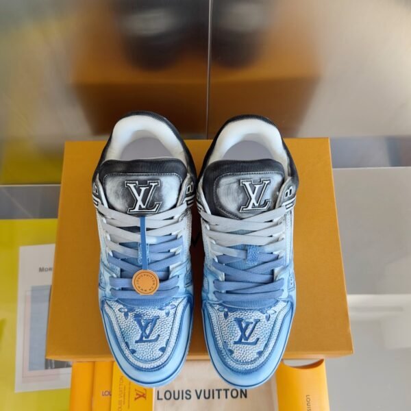 Louis Vuitton Trainer Black to Blue