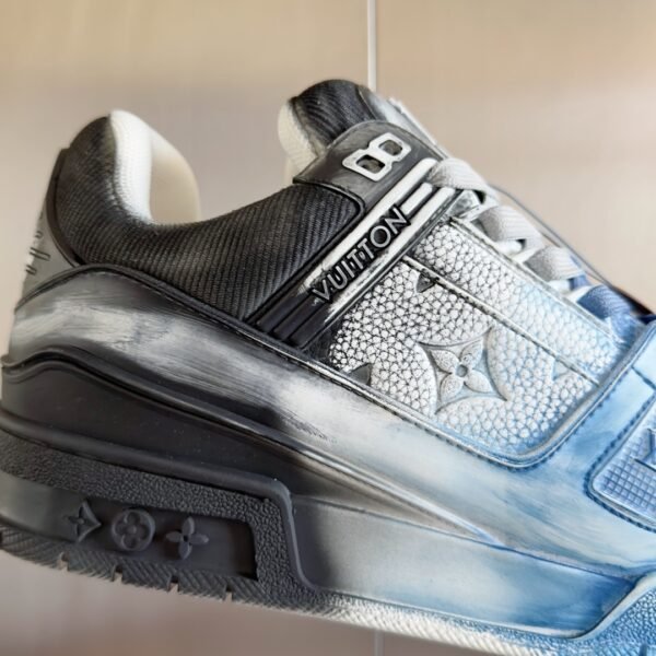 Louis Vuitton Trainer Black to Blue