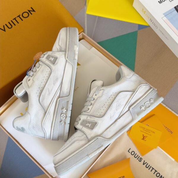 Louis Vuitton Trainer Gray Washing