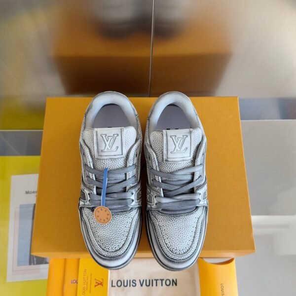 Louis Vuitton Trainer Dark Grey Washing
