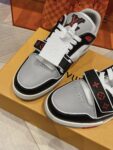 Louis Vuitton Trainer Black Grey and Red