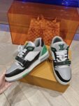Louis Vuitton Trainer Black Green and White
