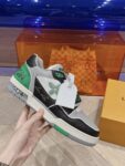Louis Vuitton Trainer Black Green and White