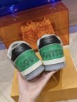 Louis Vuitton Trainer Black Green and White