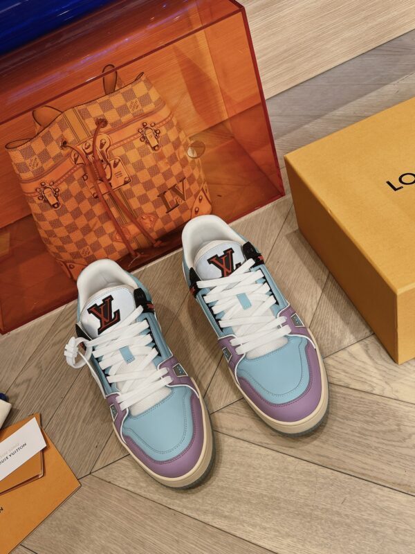 Louis Vuitton Trainer Blue and Purple
