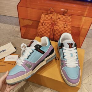 Louis Vuitton Trainer Blue and Purple