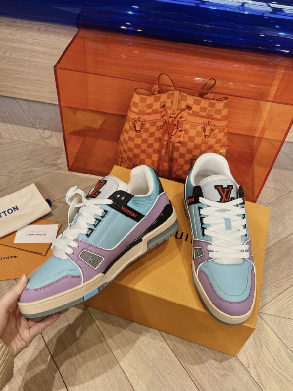Louis Vuitton Trainer Blue and Purple