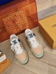 Louis Vuitton Trainer Orange and Bean Green