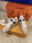 Louis Vuitton Trainer Orange and Bean Green