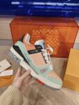 Louis Vuitton Trainer Orange and Bean Green