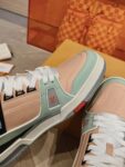 Louis Vuitton Trainer Orange and Bean Green
