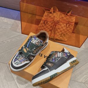 Louis Vuitton Trainer Graffiti Green
