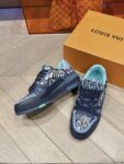 Louis Vuitton Trainer Graffiti Blue