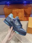 Louis Vuitton Trainer Graffiti Blue