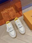 Louis Vuitton Trainer White and Yellow