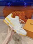 Louis Vuitton Trainer White and Yellow