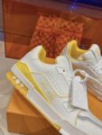 Louis Vuitton Trainer White and Yellow