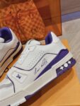 Louis Vuitton Trainer White and Purple