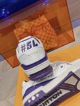 Louis Vuitton Trainer White and Purple