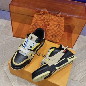 Louis Vuitton Trainer Black and Yellow