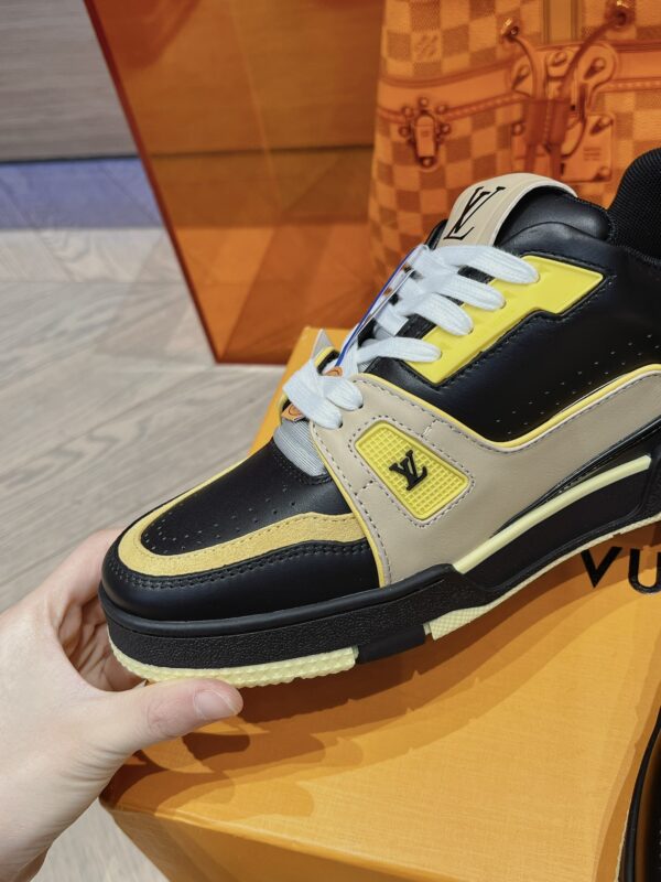 Louis Vuitton Trainer Black and Yellow