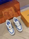 Louis Vuitton Trainer Blue and White