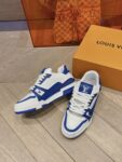 Louis Vuitton Trainer Blue and White