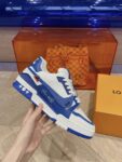 Louis Vuitton Trainer Blue and White