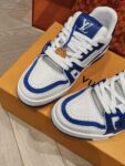 Louis Vuitton Trainer Blue and White
