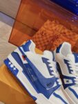 Louis Vuitton Trainer Blue and White
